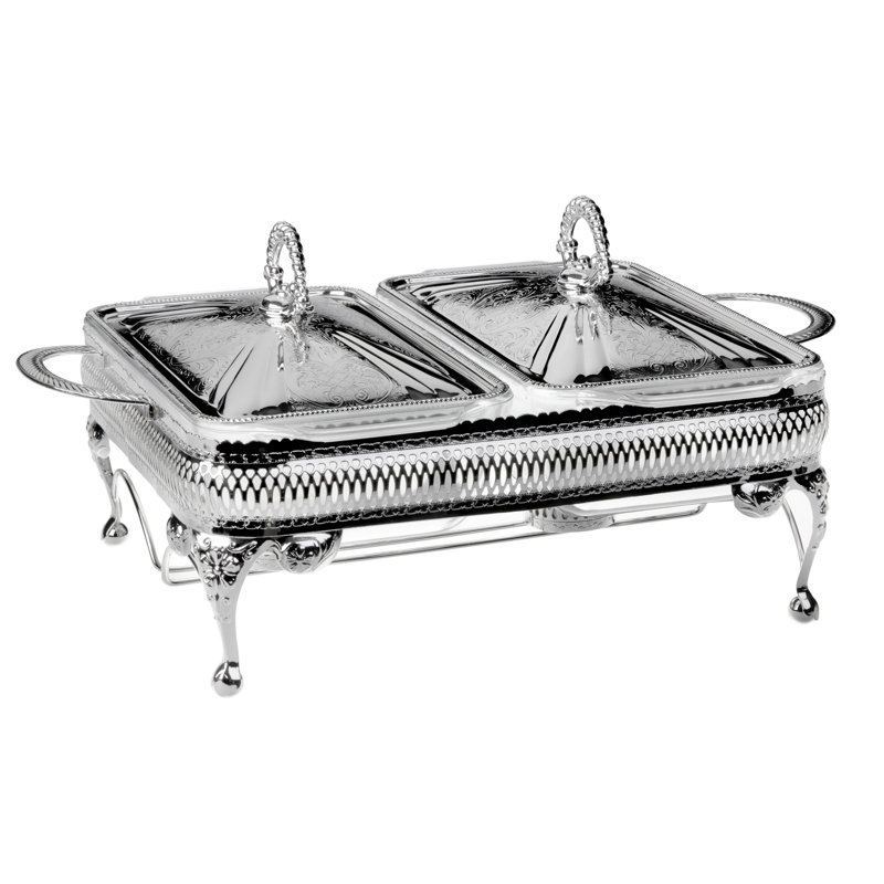 Corbell Silver Company Double Chafing Dish Wayfair